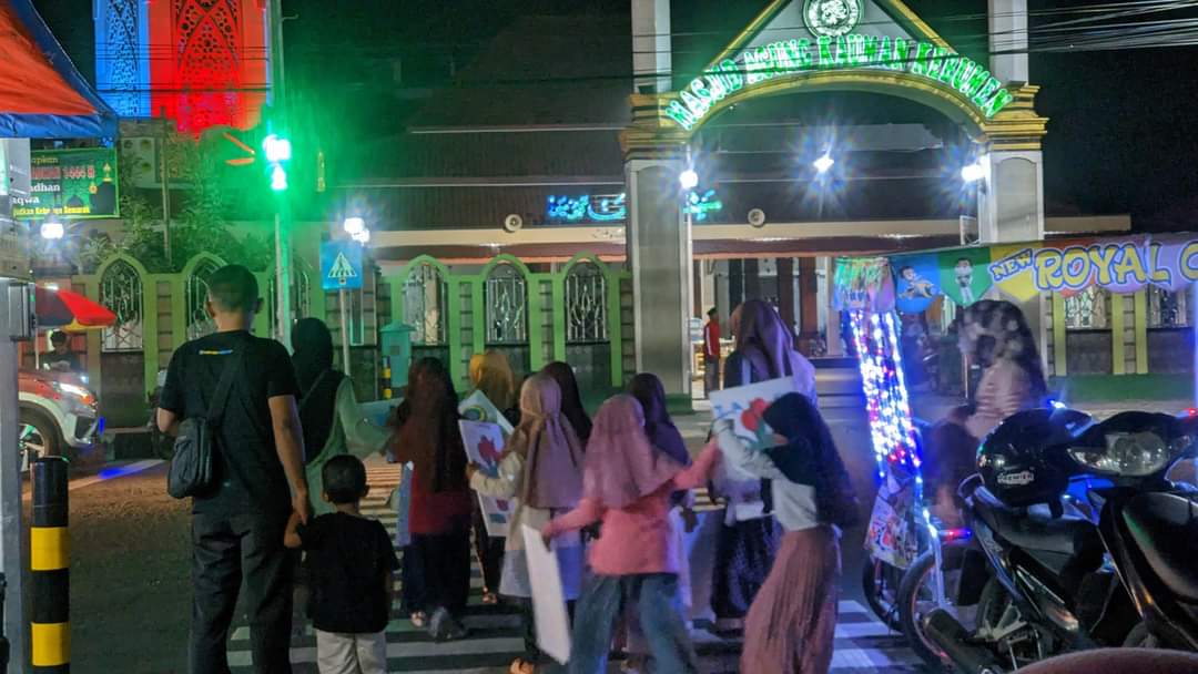 Malam Takbiran, Kawasan Alun-alun Kebumen Steril dari Kendaraan