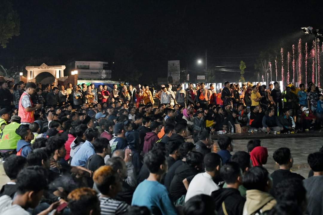 Nobar Timnas Indonesia vs Australia di Alun-alun Dipadati Warga, Pemkab Berencana Gelar Nobar Lanjutan