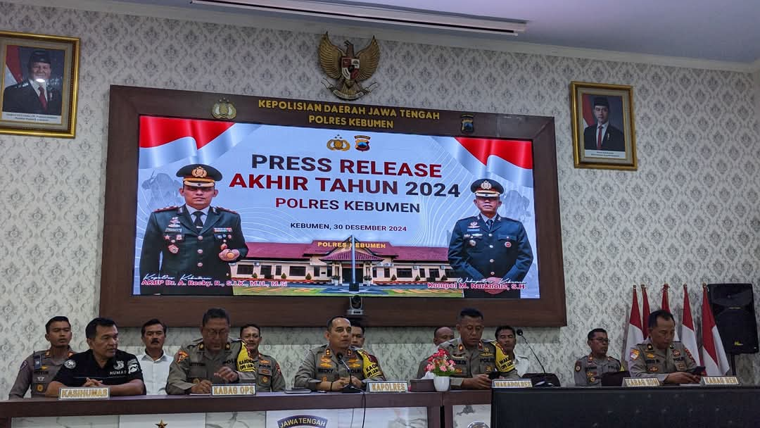 Berikut Ini Daftar Kasus yang Ditangani Polres Kebumen Sepanjang 2024